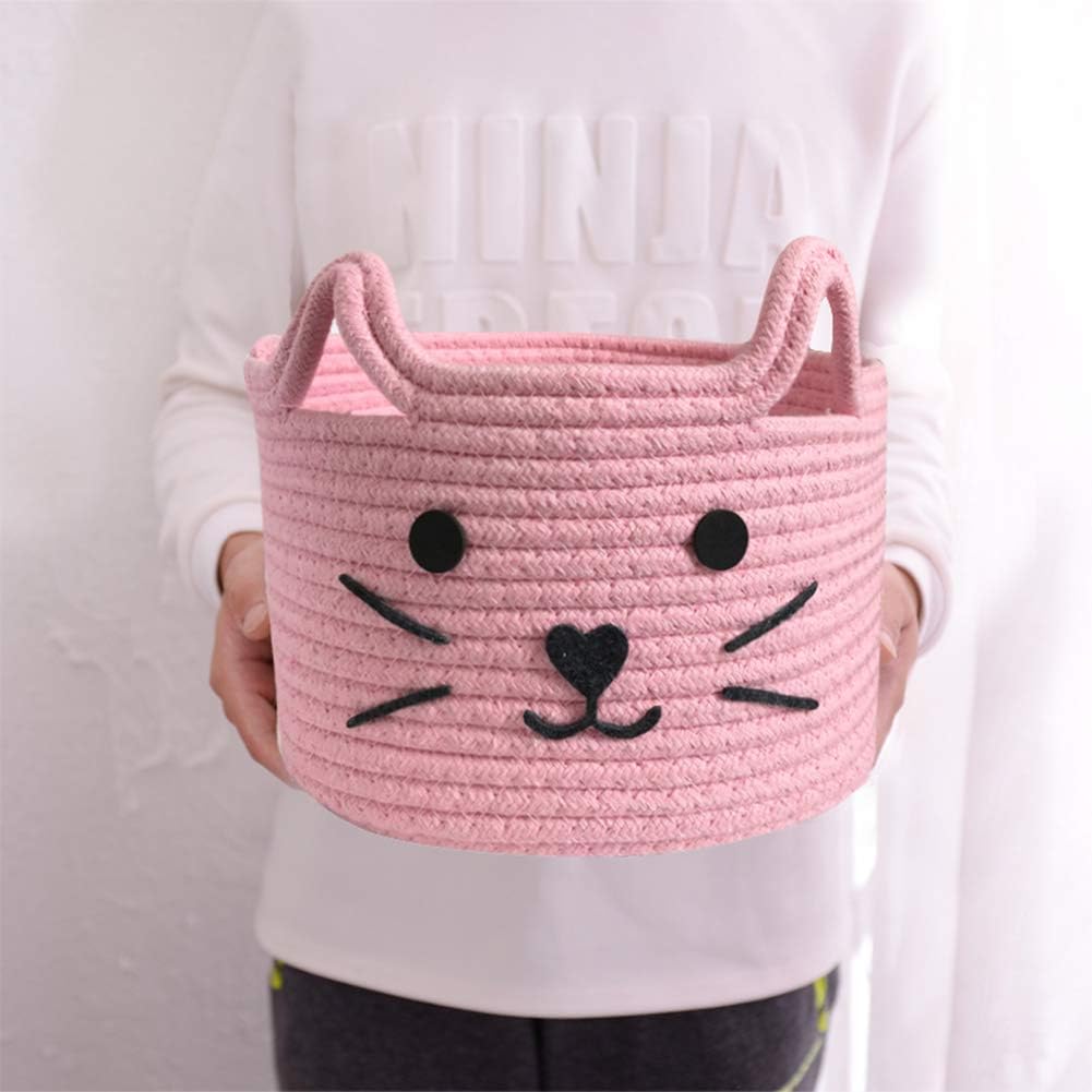 Paniers de Rangement - CottonStorageBaskets™ - Rose - Ma maison exquise