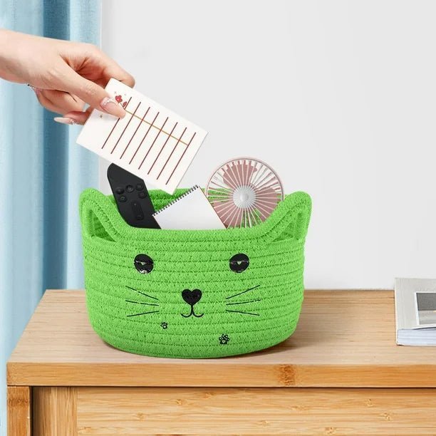 Paniers de Rangement - CottonStorageBaskets™ - Vert - Ma maison exquise