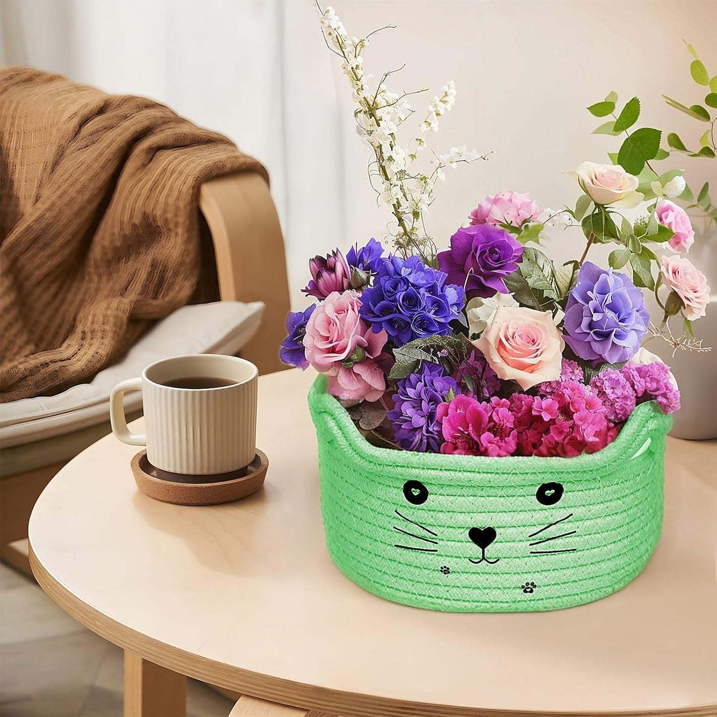 Paniers de Rangement - CottonStorageBaskets™ - Vert - Ma maison exquise