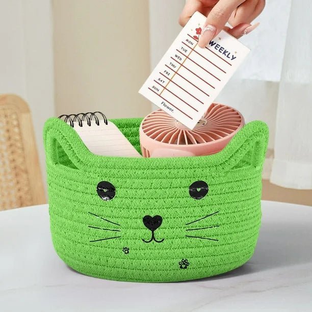 Paniers de Rangement - CottonStorageBaskets™ - Vert - Ma maison exquise