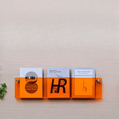 Porte revue mural - ModernStorageRack™ - Orange - Ma maison exquise