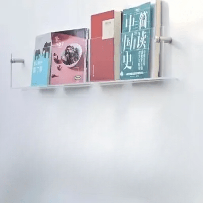 Porte revue mural - ModernStorageRack™ - Transparent - Ma maison exquise