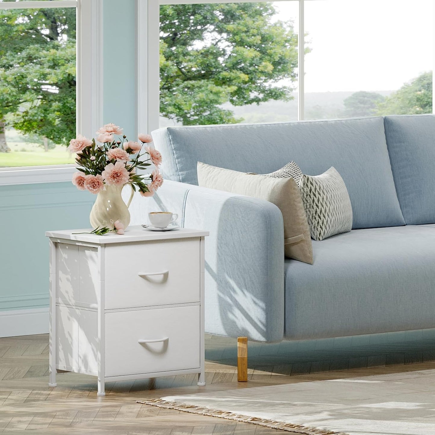 Table de Chevet - JHKCab™ - Blanc - Ma maison exquise
