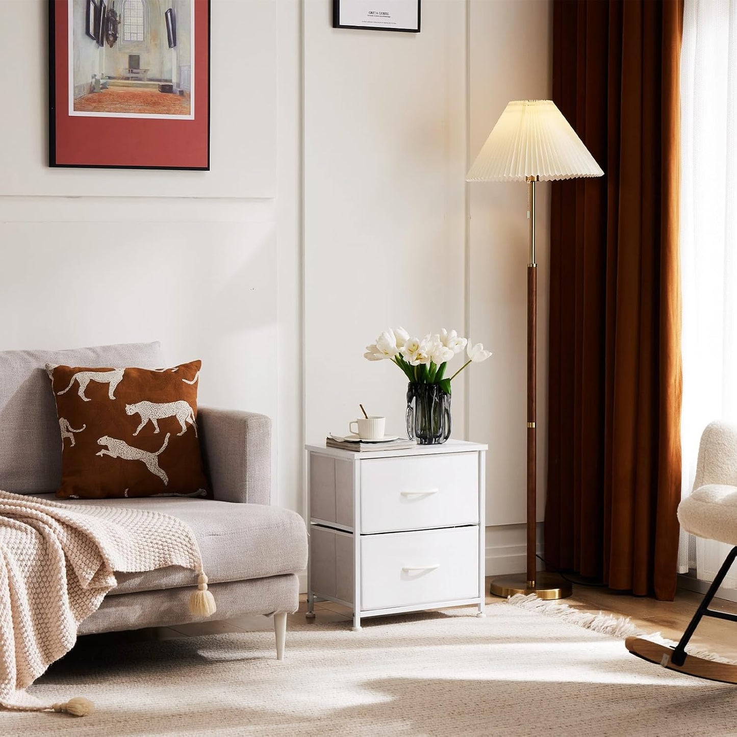 Table de Chevet - JHKCab™ - Blanc - Ma maison exquise