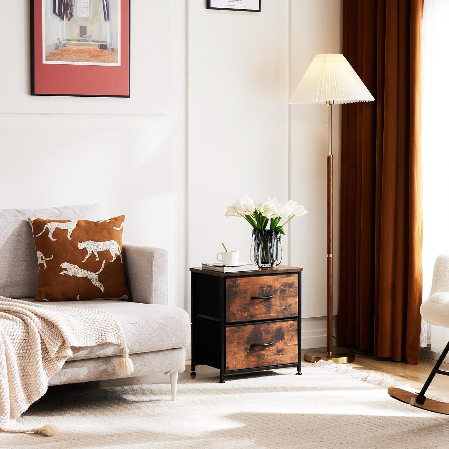 Table de Chevet - JHKCab™ - Brun - Ma maison exquise