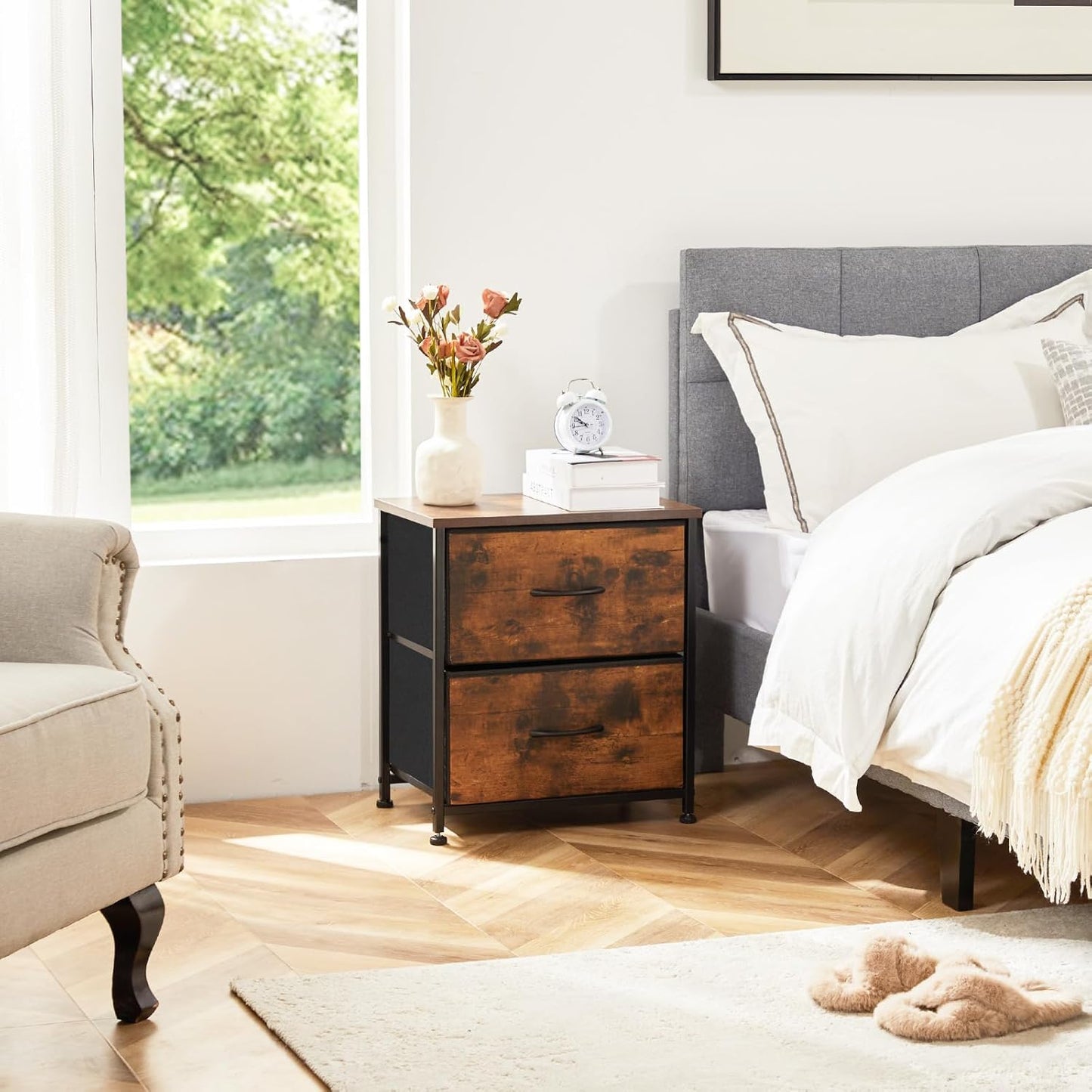 Table de Chevet - JHKCab™ - Brun - Ma maison exquise
