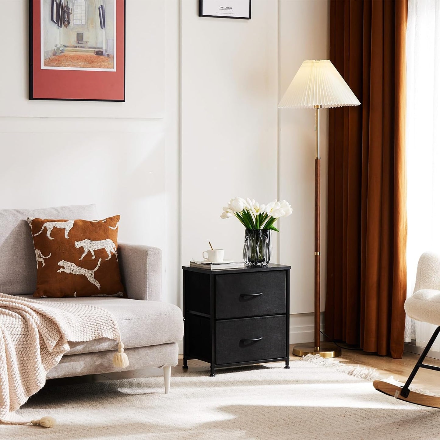 Table de Chevet - JHKCab™ - Noir - Ma maison exquise