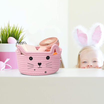 Paniers de Rangement - CottonStorageBaskets™ - Rose - Ma maison exquise