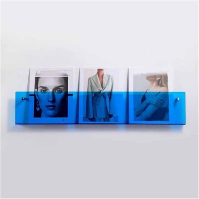 Porte revue mural - ModernStorageRack™ - Bleu - Ma maison exquise