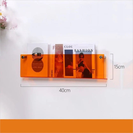 Porte revue mural - ModernStorageRack™ - Orange - Ma maison exquise