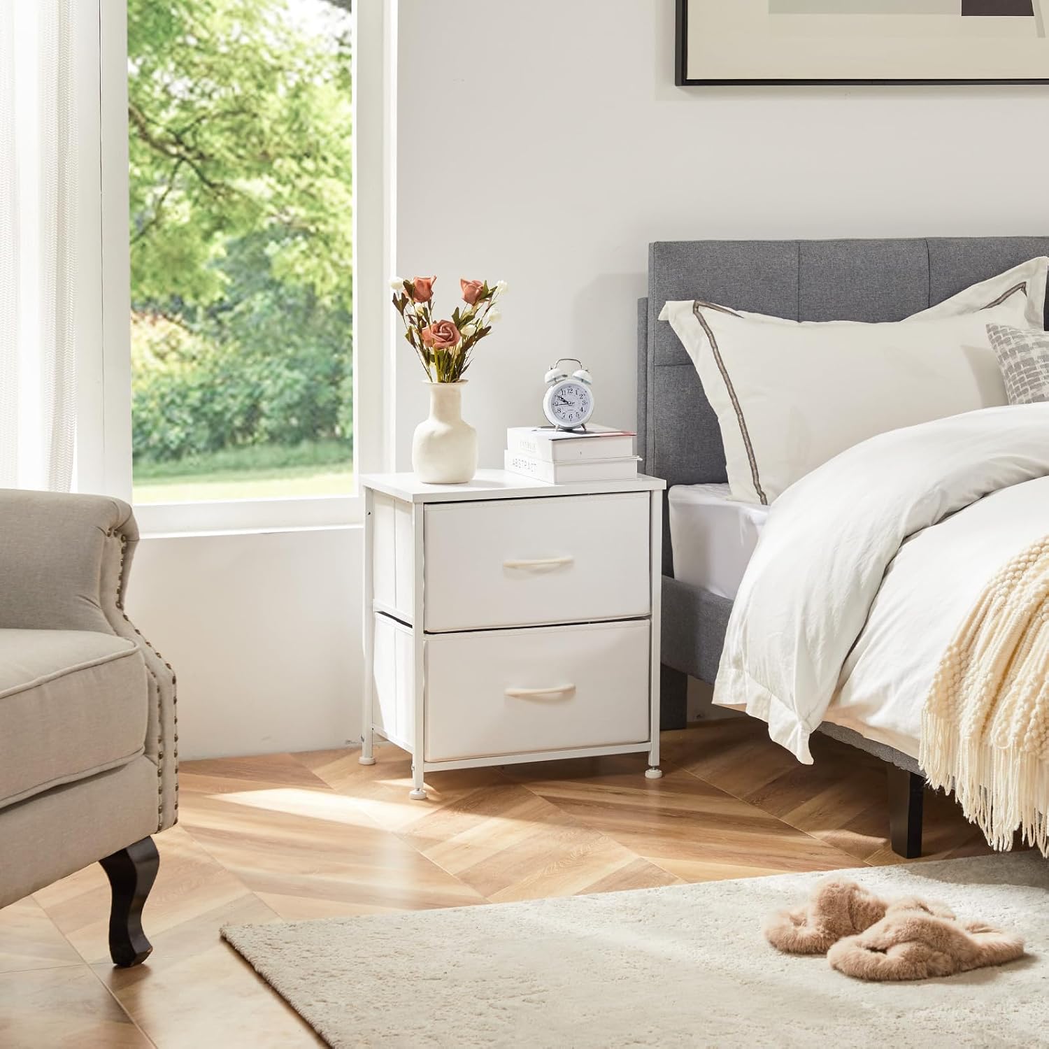 Table de Chevet - JHKCab™ - Blanc - Ma maison exquise