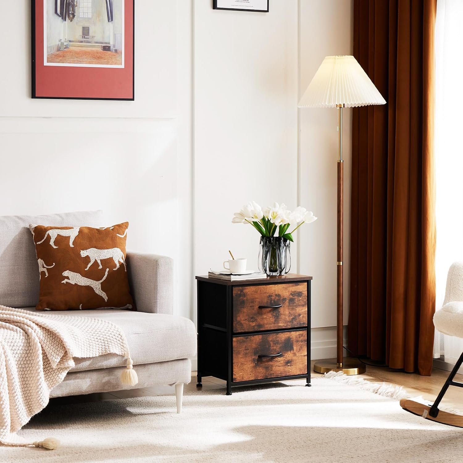 Table de Chevet - JHKCab™ - Brun - Ma maison exquise